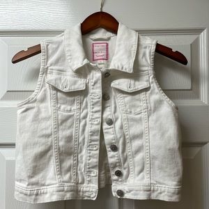 Gymboree Girls White Vest